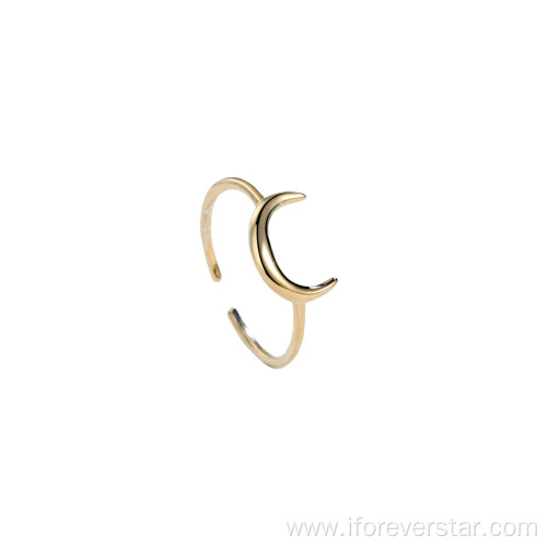 Heart Shaped Metal Silver Gold Ring Jewelry